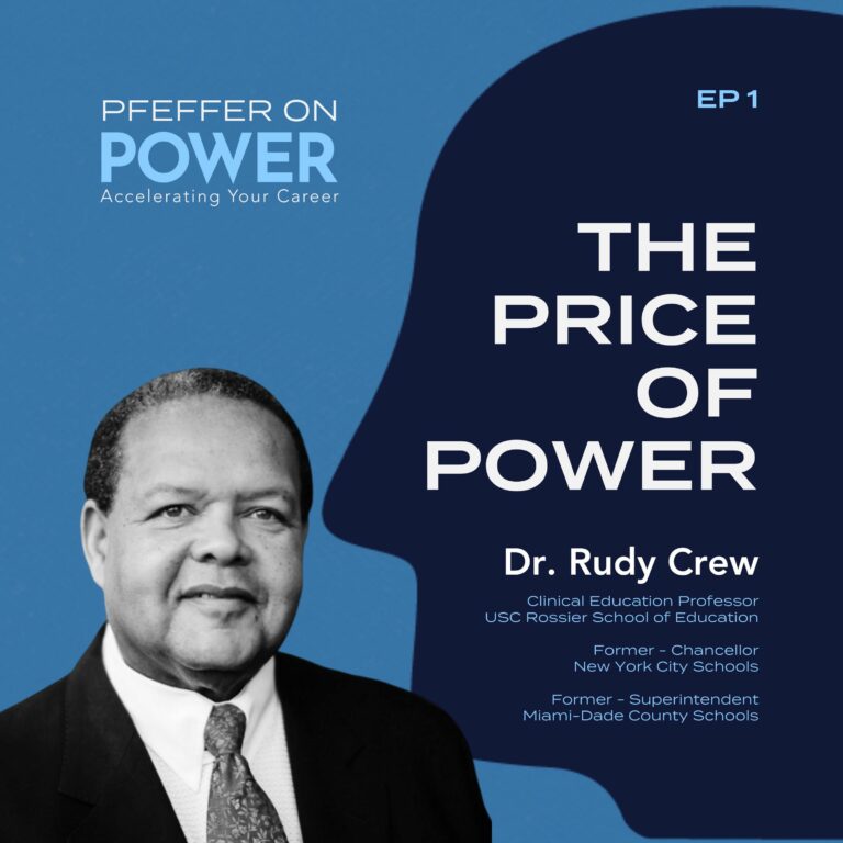 The Price of Power with Dr. Rudy Crew
